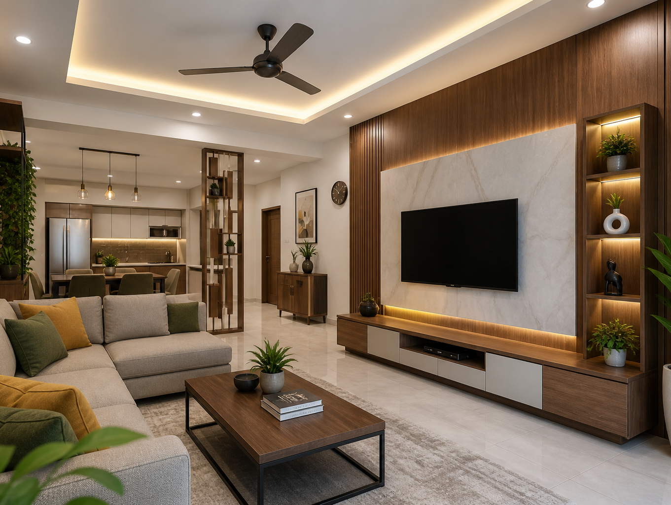 Modern living room interiors
